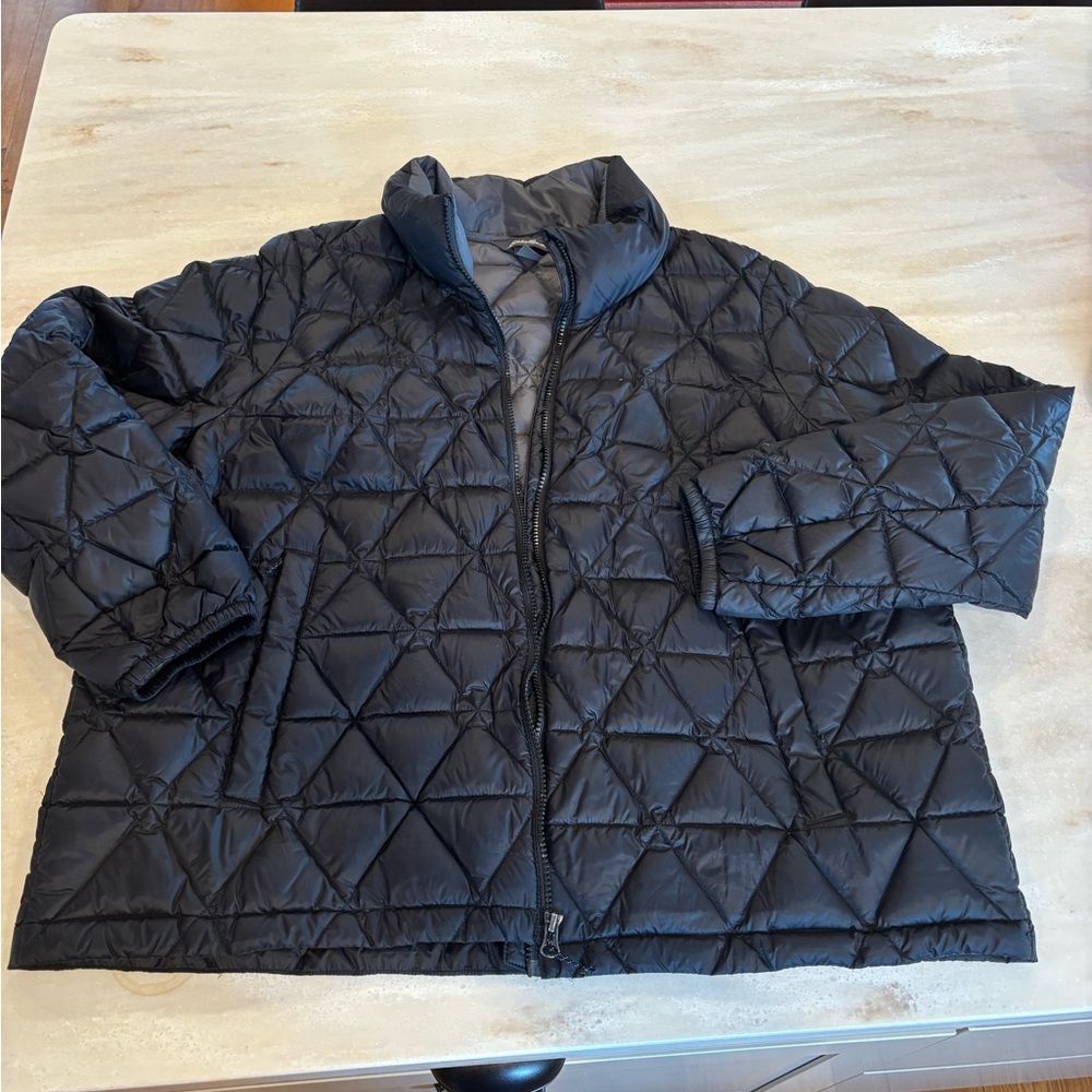 Women's black down Eddie Bauer jacket 2X